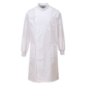 Portwest Unisex Adult Howie Texpel Finish Lab Coat / White